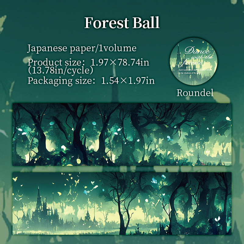 Dance with the Forest Washi Tape