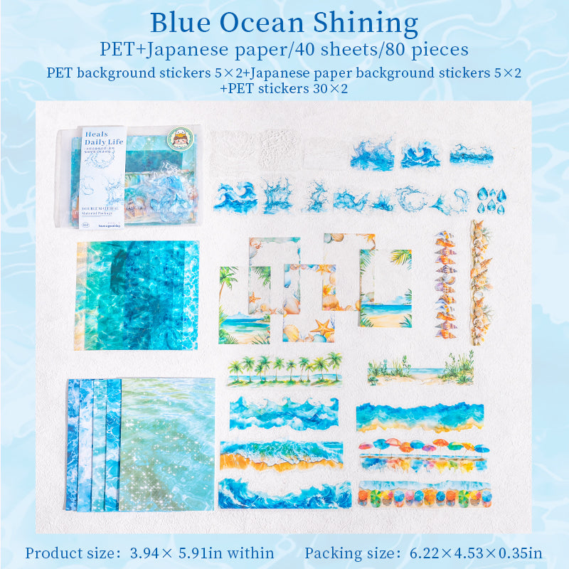 Watercolor Themed Ephemera Pack