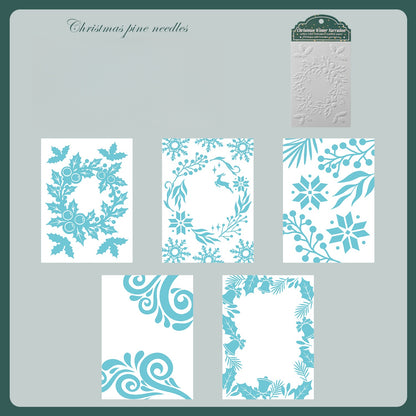 Christmas Winter Tales embossed Papers