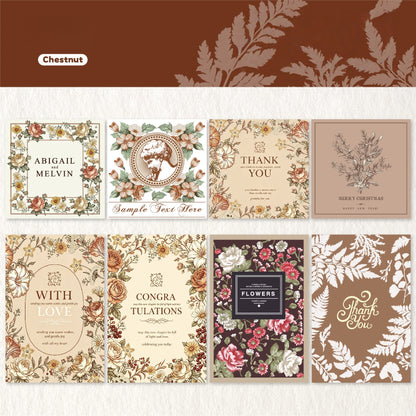 Floral Botanical Vellum Papers