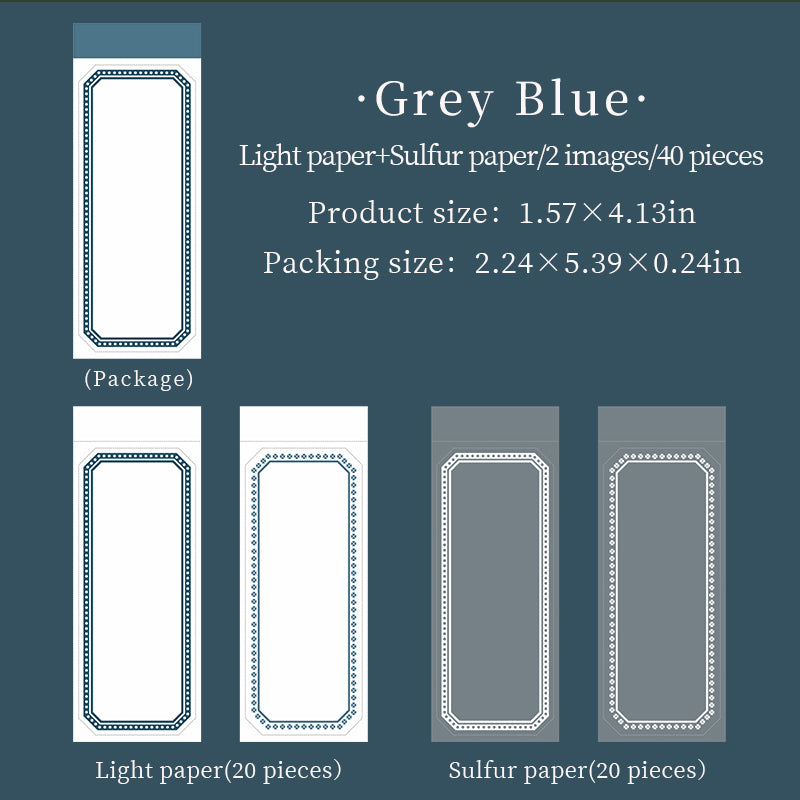 Pocket Frame Memo Pad