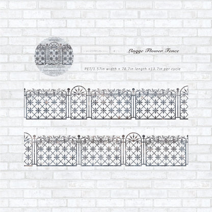 Ornate Iron Fence Tape