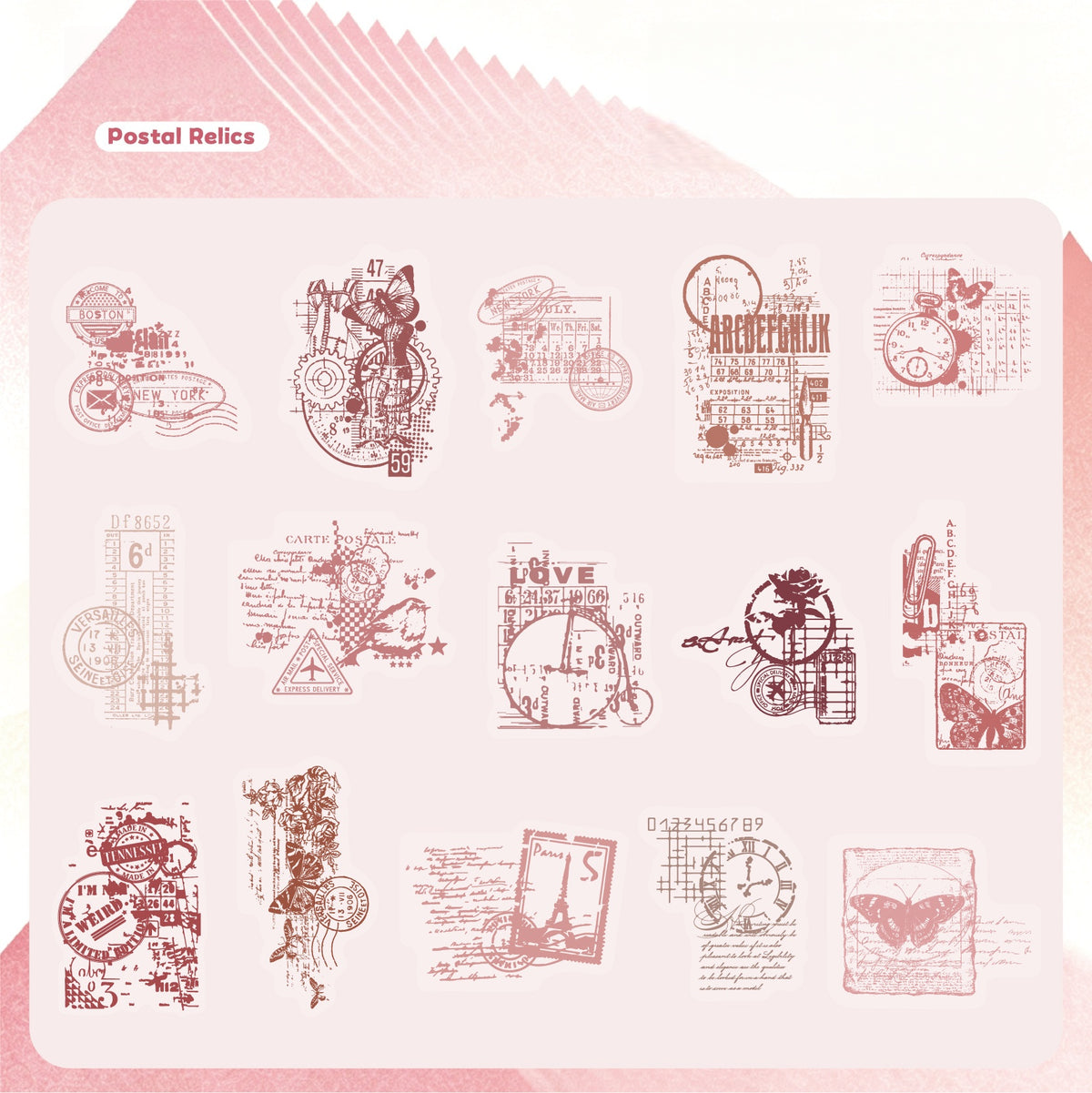 Vintage Imprint Collection Stickers