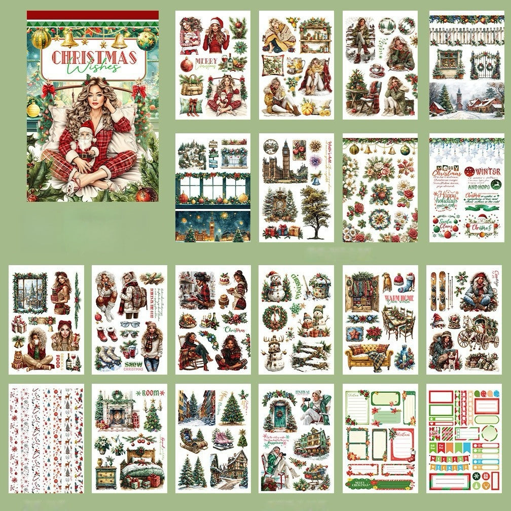 Festive Creative Sticker Book