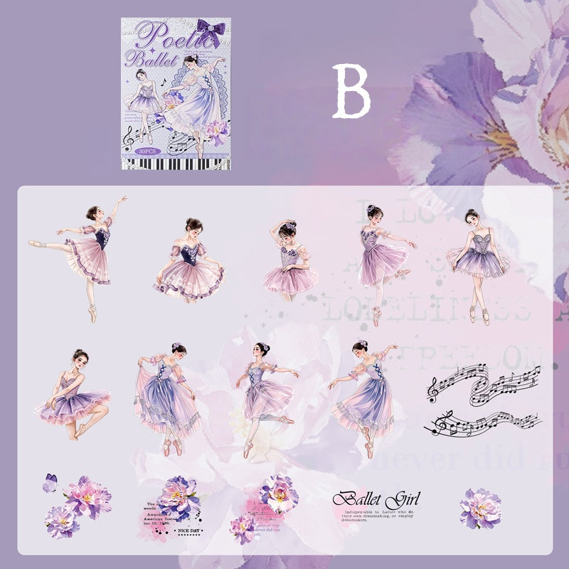 Ballet Monologue Stickers