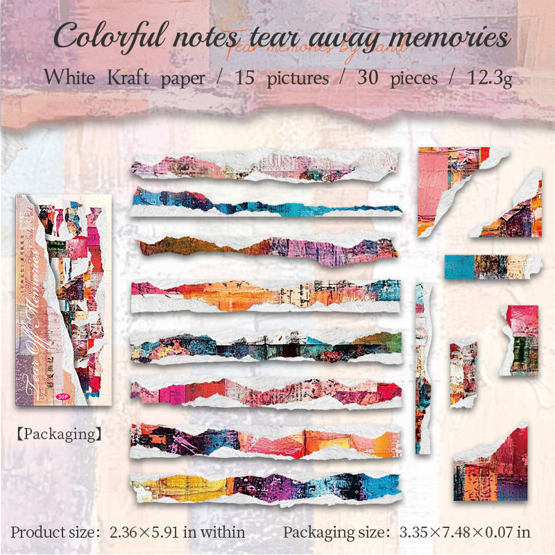 Torn Memory Strip Stickers