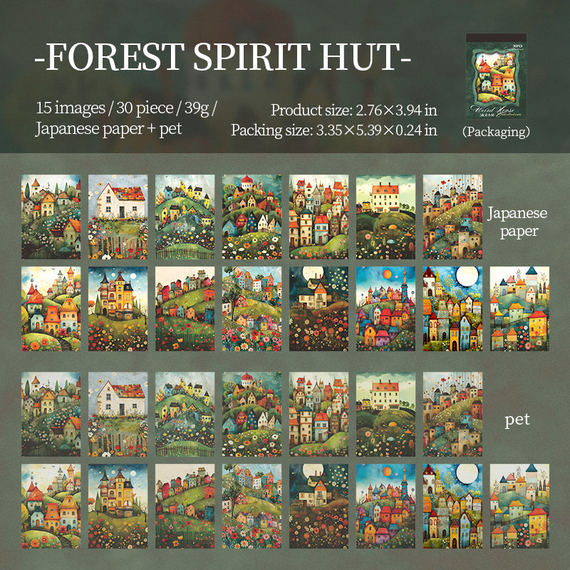 Whimsical Haunted Cottage sticker book