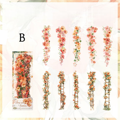 Tangled Vines Blossoms Stickers