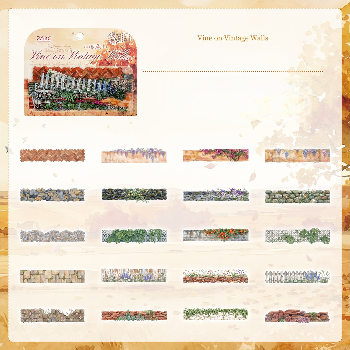 Floral Wall Whispers Stickers