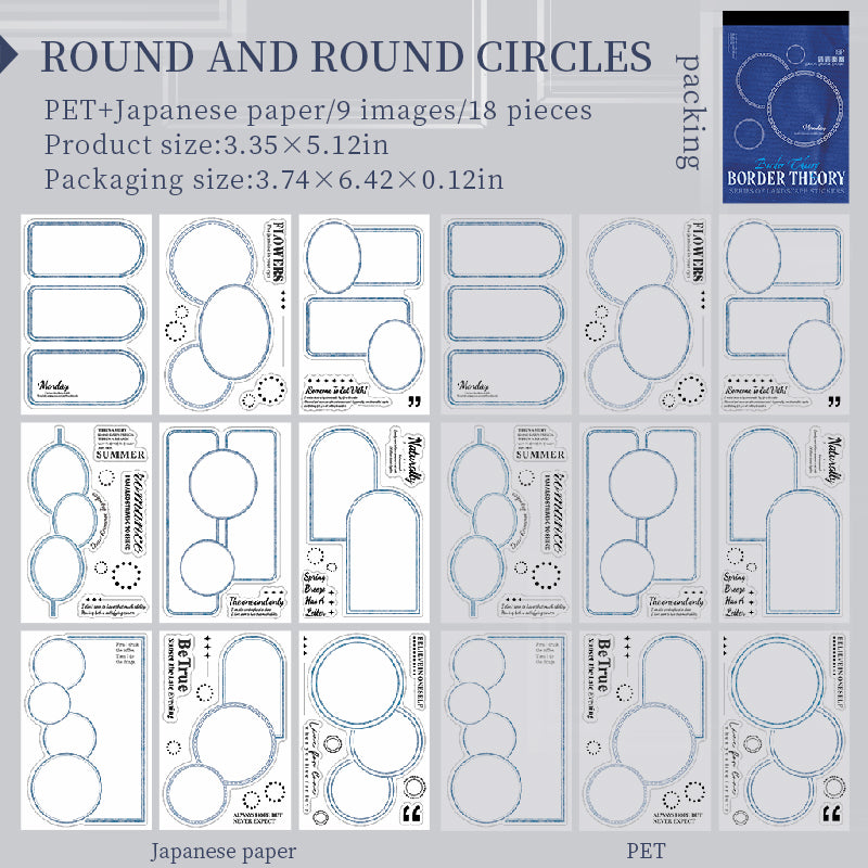 Border Theory Sticker Book