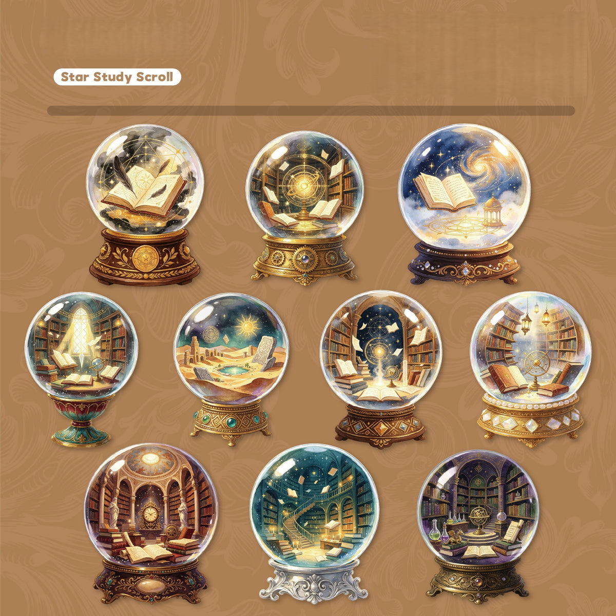 Dreamy Crystal Ball Stickers