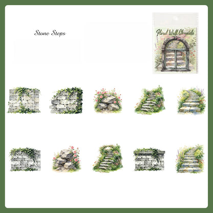 Flower Wall Chronicle Stickers