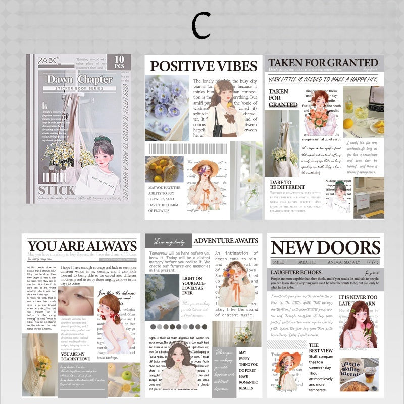 The Thoughts of a Girl Sticker Book