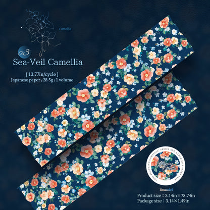 Blooming Camellia Washi Tape