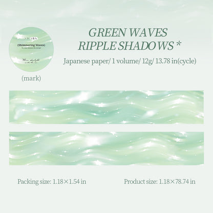 Shimmering Ripples Washi Tape