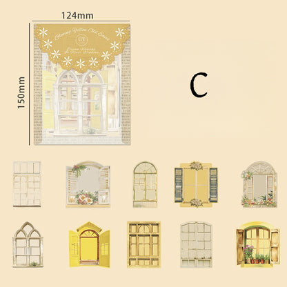 Floral Window Dream Weave Stickers