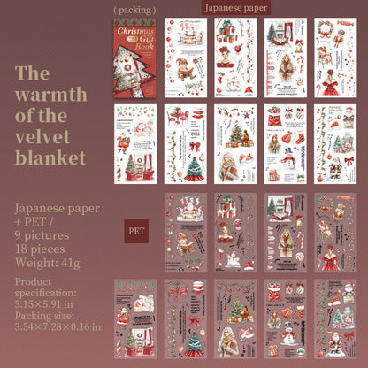 Christmas Gift Book sticker pack