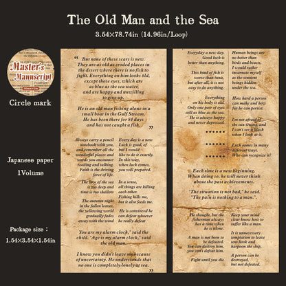 Master's Manuscript Washi Tape