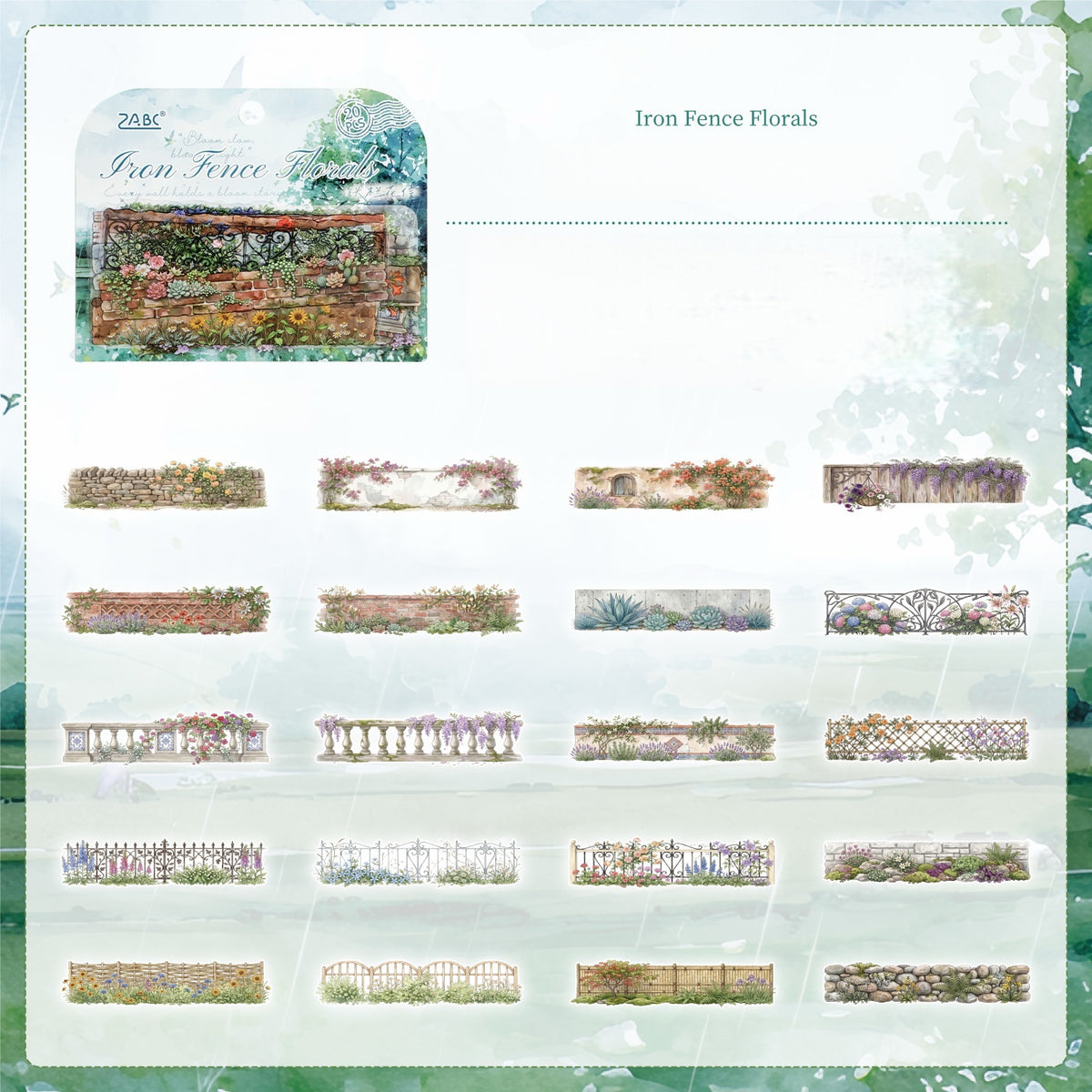 Floral Wall Whispers Stickers
