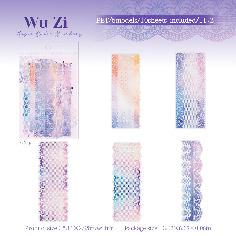 Magic Color Boundary Stickers