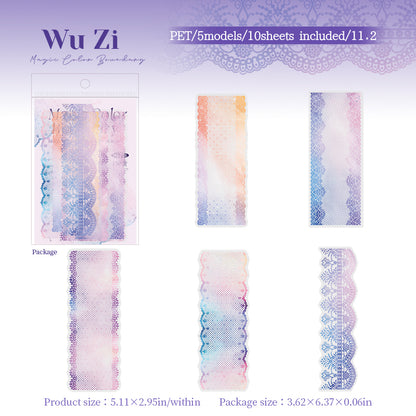 Magic Color Boundary Stickers