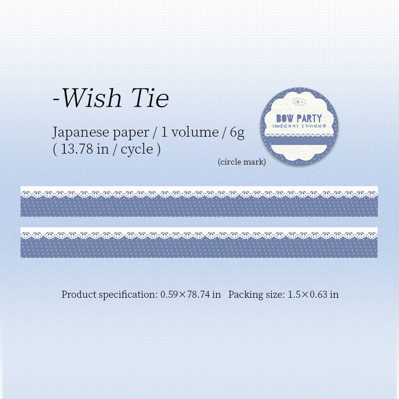 Bow Party Washi Tape