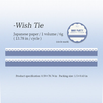 Bow Party Washi Tape