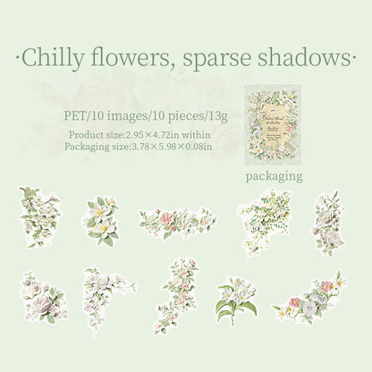 Texture Flower Collection Stickers