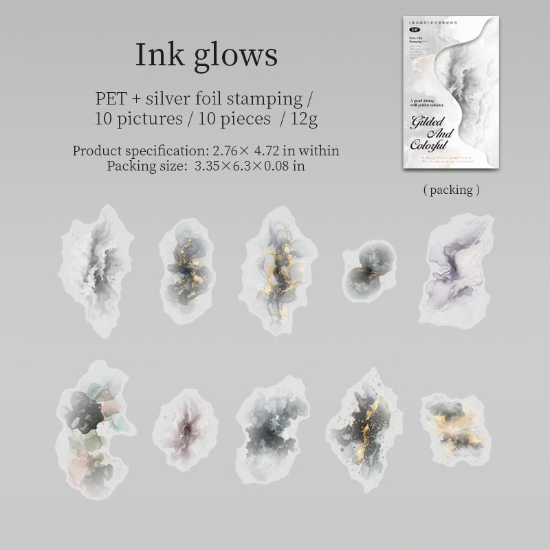 Gilded Glow Stickers