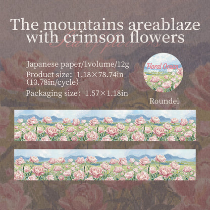 Floral Sea Washi Tape