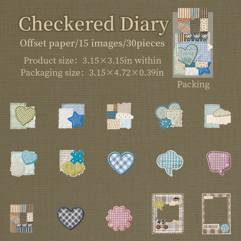 Sewing Diary Stickers