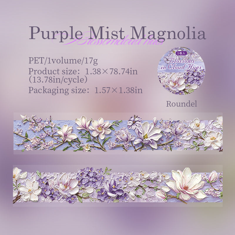 Embossed Oil Painting Floral Tape
