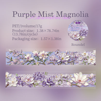 Embossed Oil Painting Floral Tape