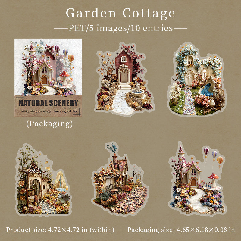 Natural Little Scenes Stickers