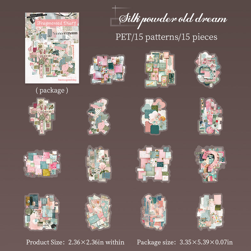 Fragmented Diary Stickers