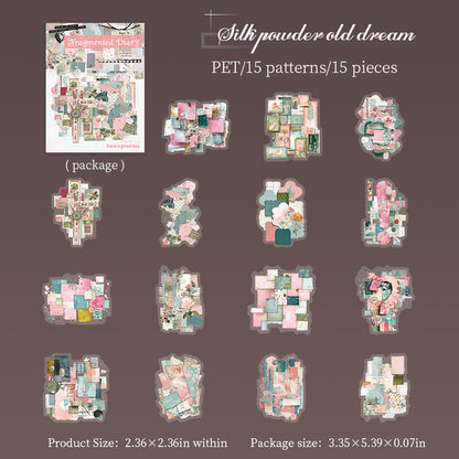 Fragmented Diary Stickers