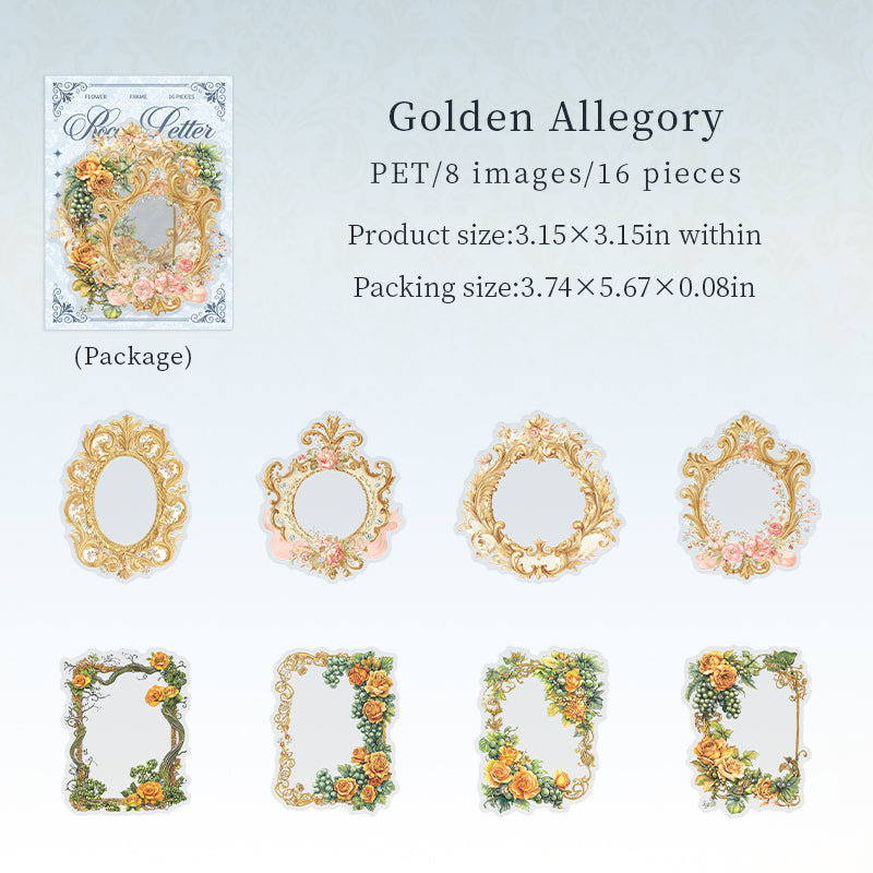 Rococo Letter Stickers