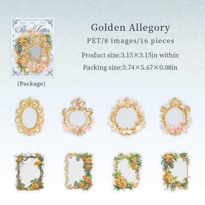 Rococo Letter Stickers