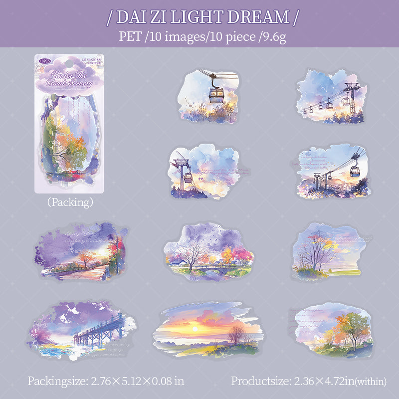 Cloudscape Scenery Stickers