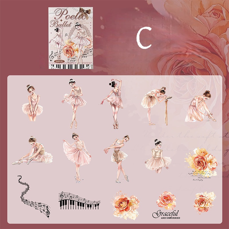 Ballet Monologue Stickers