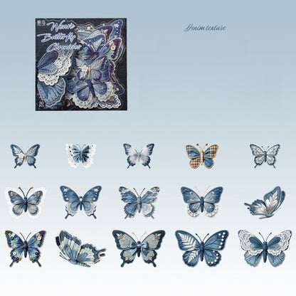 Weaving Butterfly Stickers