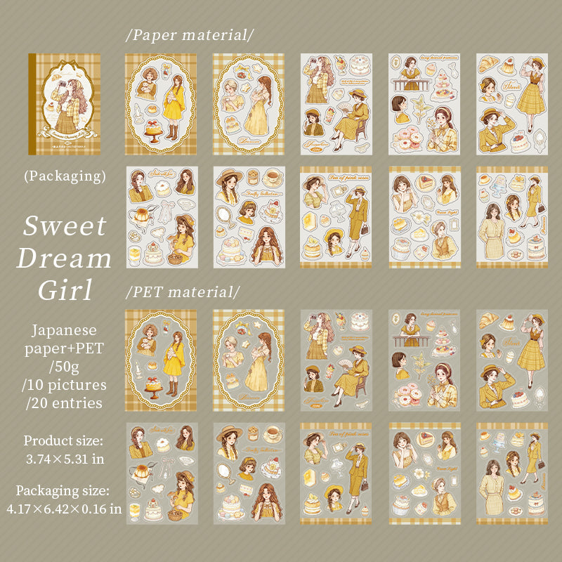 Encounter Charming Lady Sticker Book