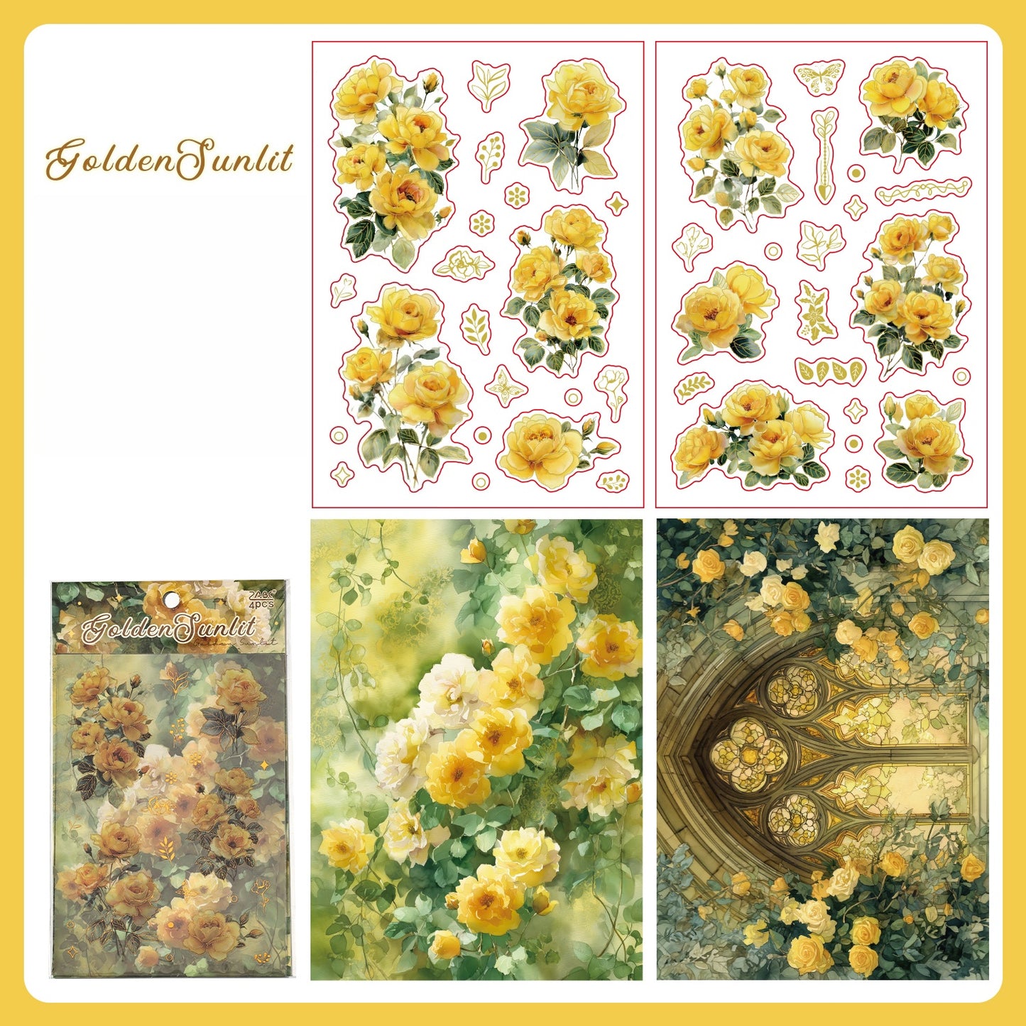 Flowers by the Window Stickers
