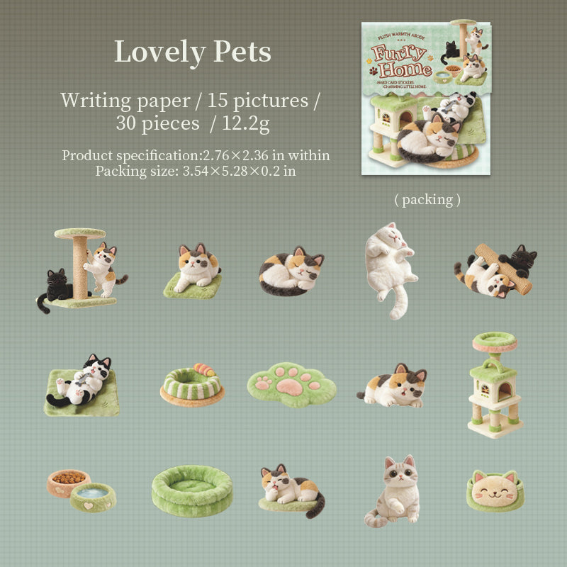 Cozy Plush Home Sticker