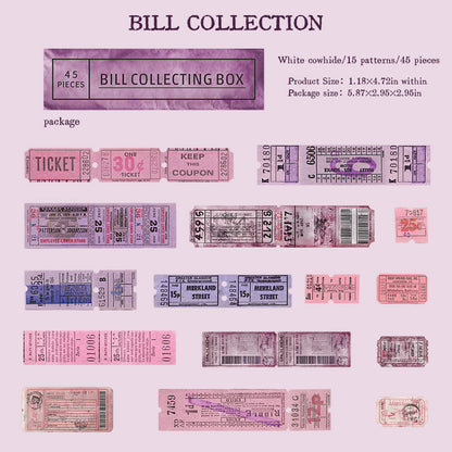 Antique Ticket Office Stickers