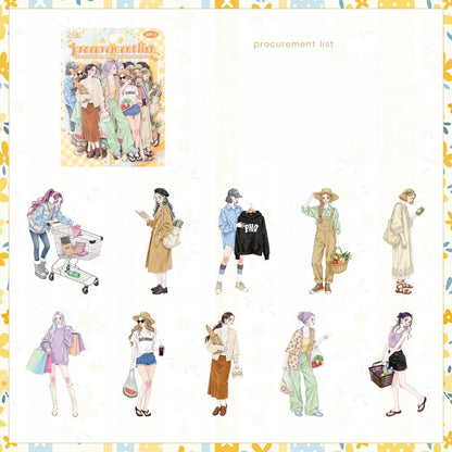 Exquisite Character Stickers