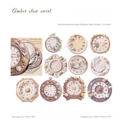 Garden Clock Stickers
