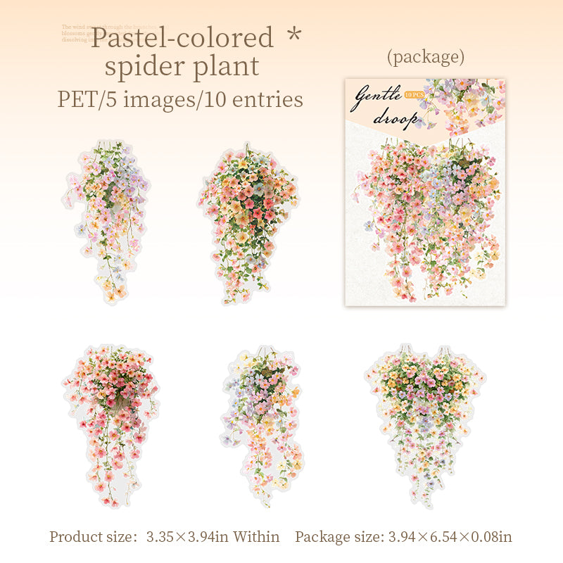 Gentle Floral Vine Stickers