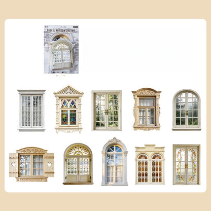 Dreamy Doors Windows Stickers