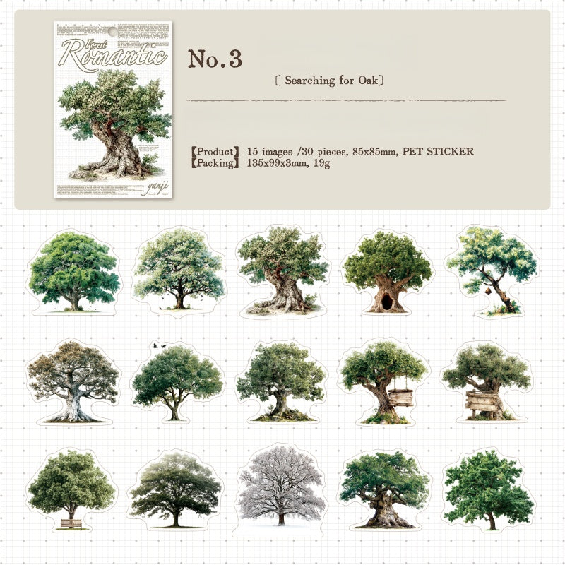 Romantic Forest Stickers